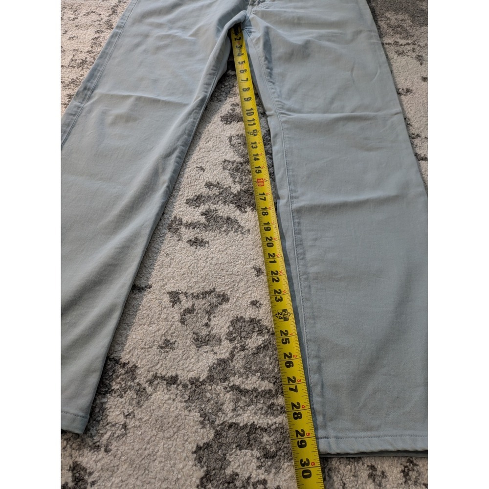 AG Adriano Goldschmied The Graduate Jeans Mens 34x34 Light Blue Cotton Blend - Picture 5 of 7